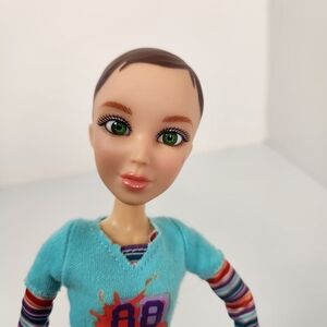 Spin Master 2009 Liv Moxi Doll Girlz 11.5” Brown Hair Green Eyes Articulated